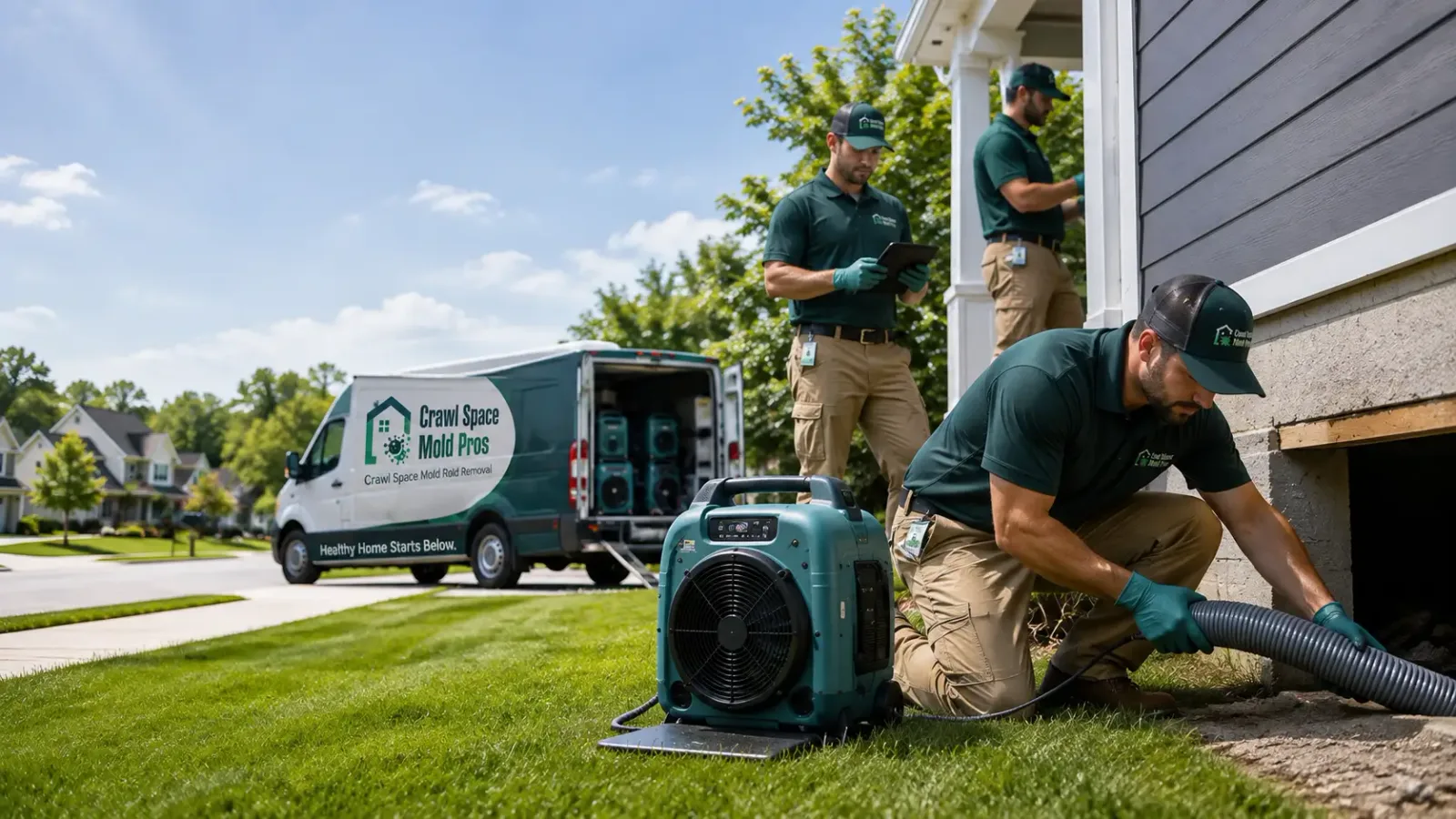 Crawl Space Mold Removal in Troy Mills, IA